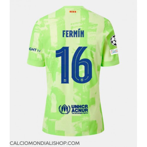 Maglie da calcio Barcelona Fermin Lopez #16 Terza Maglia 2024-25 Manica Corta